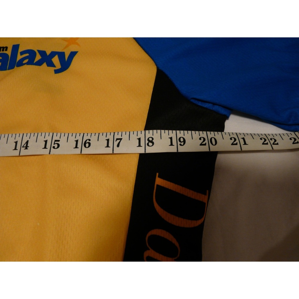 Vermarc Team Galaxy Cycling Jersey Mens XL Yellow Blue Italy TVX Sportswear NWT - Picture 11 of 12